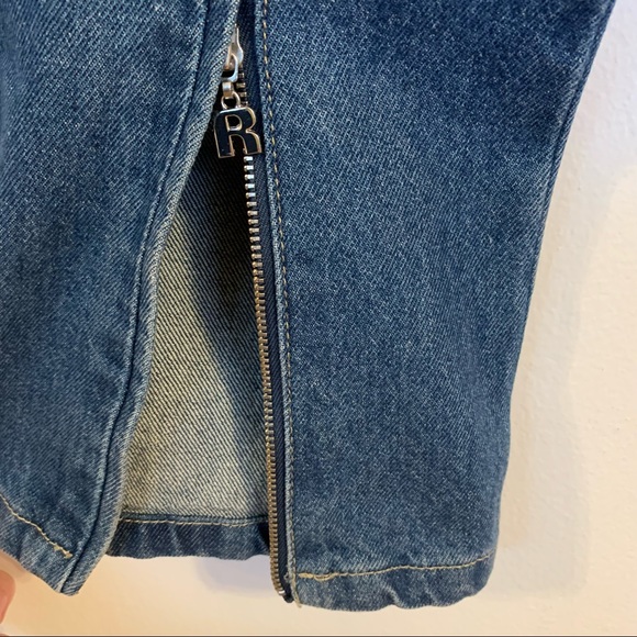 NWT Rotate Birger Christensen Jada Jeans in Dark Blue, Size 40/US8 - Picture 10 of 14